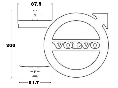 топливный фильтр volvo XC90